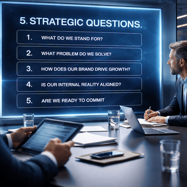 5 strategische Fragen